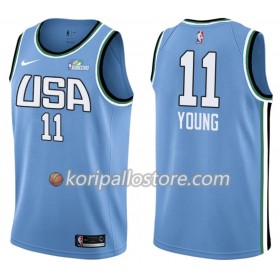 Atlanta Hawks Trae Young 11 Nike 2019 Rising Star Miesten Pelipaidat Swingman 
